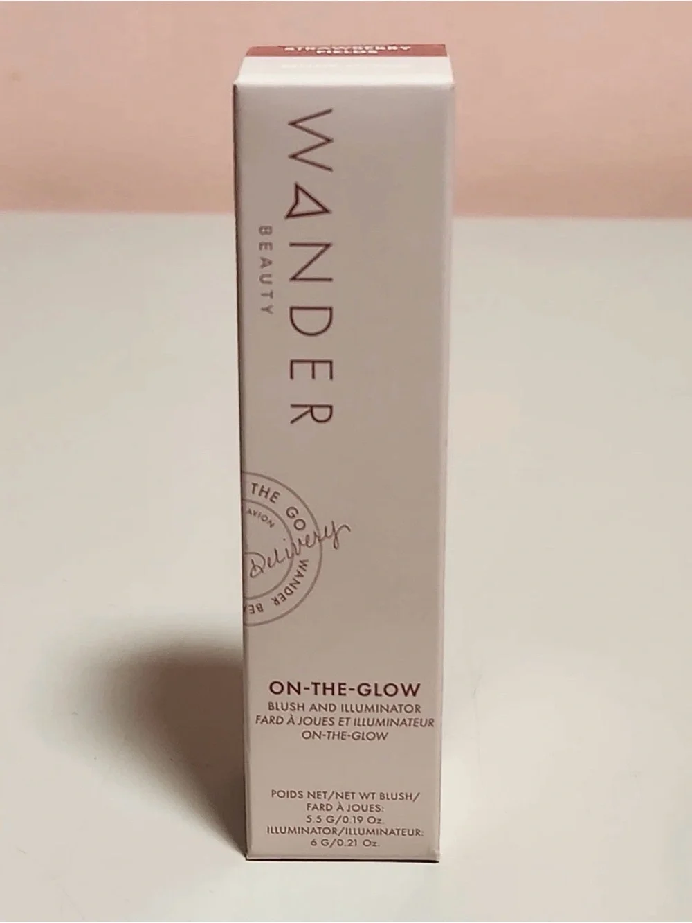 Wander Beauty On-the-Glow Blush & Illuminator Duo Strawberry Fields Nude Glow